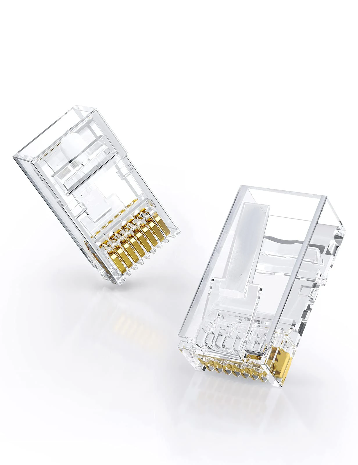 Gold Plated Network Modular Plug Crimper RJ45 Cable Head
