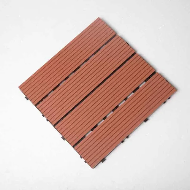 1Db Kerti Padlópadlólapok Műanyag Fa Kültéri Padló Vízálló Csúszásgátló Splicing Kertészépületek - Image 6