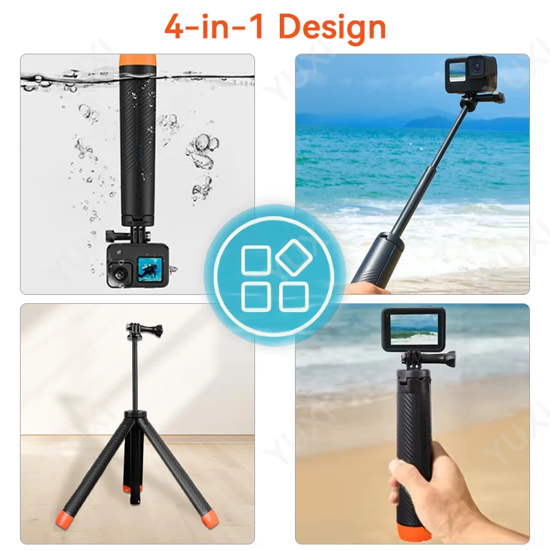 Floating Selfie Stick Underwater Diving Extendable Pole Monopod