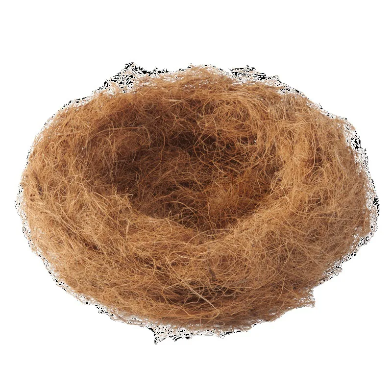 Premium Parrot Nesting Material - Coconut Fiber Mat for Birds Imported Coconut Fiber Bedding Parrots - Bird Nest Pad for Warmth images - 6