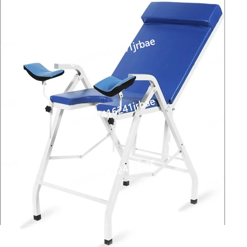 

Low carbon square steel material Folding Gynecology examination bed/ obstetric examination table HC-I006A