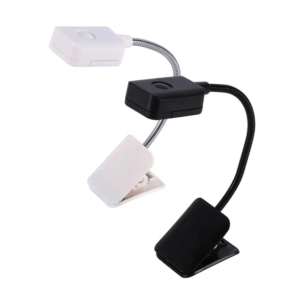 Mini Portable Flashlight Clip-on Night Lighting PC Tablet Reading Lamp Book Light LED Light Night Light