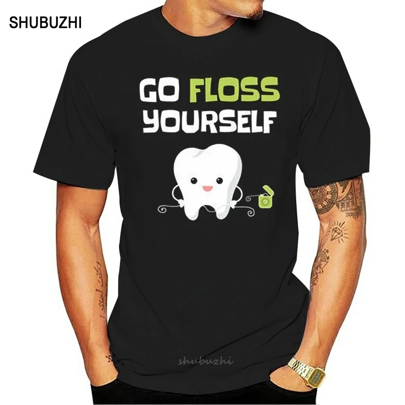 Dentist Shirt Streetwear Tee Shirt Go Floss Tshirt Tshirt
