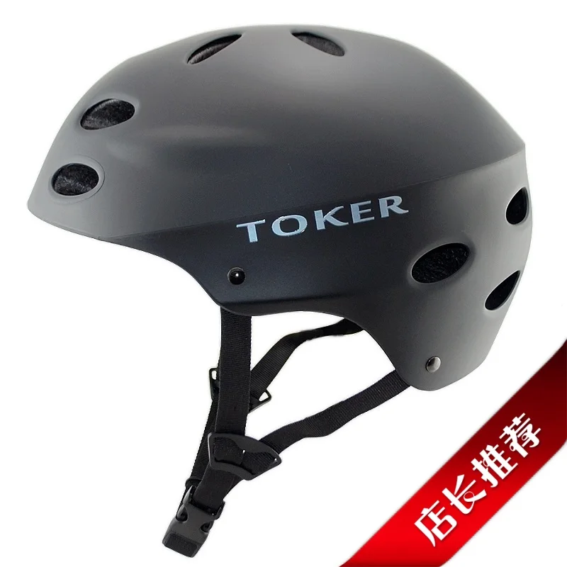 Toker Unisex BMX Bicycle Skateboarding Helmet Roller Skating Protective Gear Headgear Equipment V17 Bicycle Safety Headset