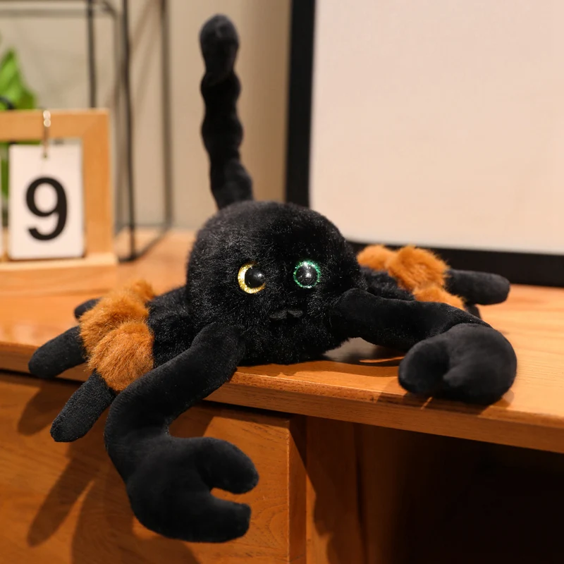 Lifelike Scorpion Plush Toy Cute Soft Creeping Trick Pendant for Adventure Enthusiasts Halloween Decor Gift