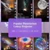 3D Galaxy Shooting Star Projector Night Lights High Definition Starry Projection Lamp with Bluetooth Speaker for Kids Xmas Gifts 6