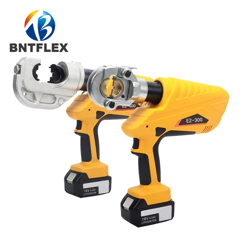 16mm2 to 400mm2 handheld18V hydraulic pliers EZ-400 battery hydraulic cable wire terminals pressed strong big cylinder large tonnage 16 400mm2 hand hydraulic cable crimping tool thick mold hhy 400a terminals pressed tool