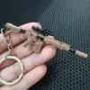 Miniature QBZ95 Rifle M1896 Pistol Model Alloy M7 G34 Toy Gun Keychain Bag Pendant Ornaments Children Toy Birthday Gift 2