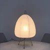 Japanese Style Tripod Desk Lamp Rice Paper Table Lamp Home Decor Lights Creative Living Room Study Bedroom Lamp E27 Home Lights 2