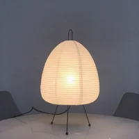 Japanese Style Tripod Desk Lamp Rice Paper Table Lamp Home Decor Lights Creative Living Room Study Bedroom Lamp E27 Home Lights 2