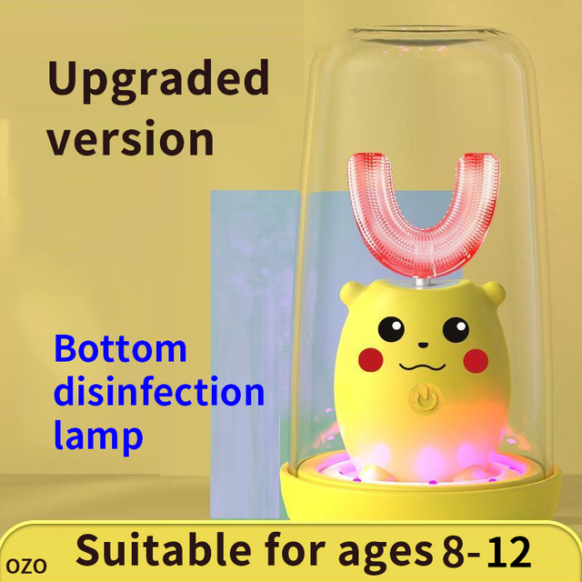 Children Electric Toothbrush Smart Kids Teeth Toothbrush Cartoon Pattern Toddler Toothbrush 360 Degree XaoMi U brush Gift
