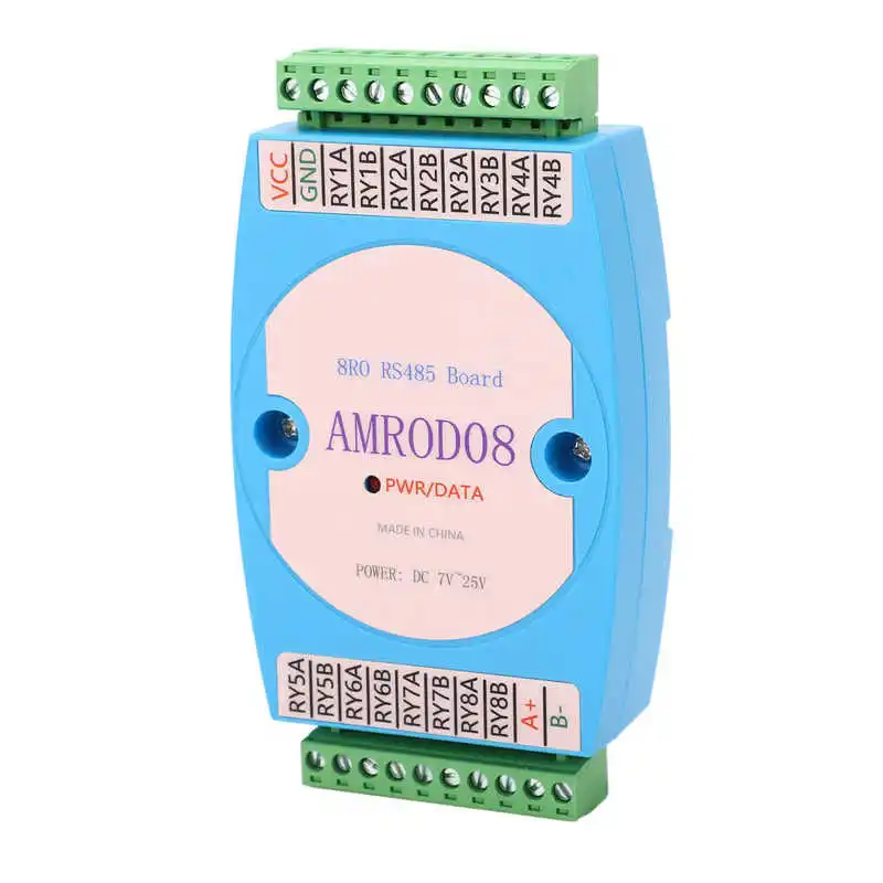 

Relay Output Control Module RS485 8 Way Board Panel for RTU Communication Replacement WP8025ADAM