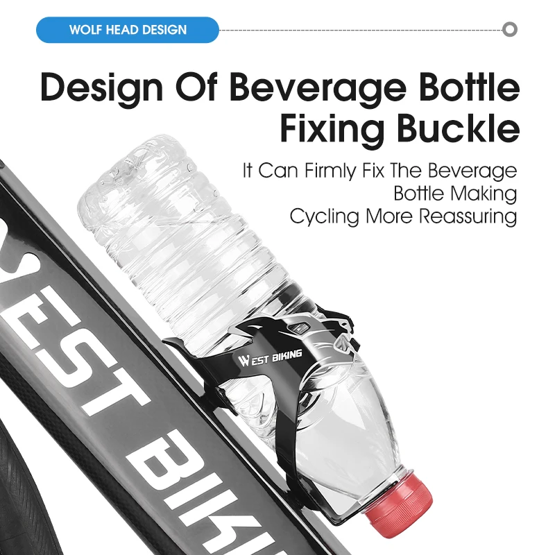 WEST BIKING Bicycle Water Bottle Holder MTB Road Bike Aluminum Alloy Bottle Mount Cycling Cup Stand Bracket Bicycle Accessories