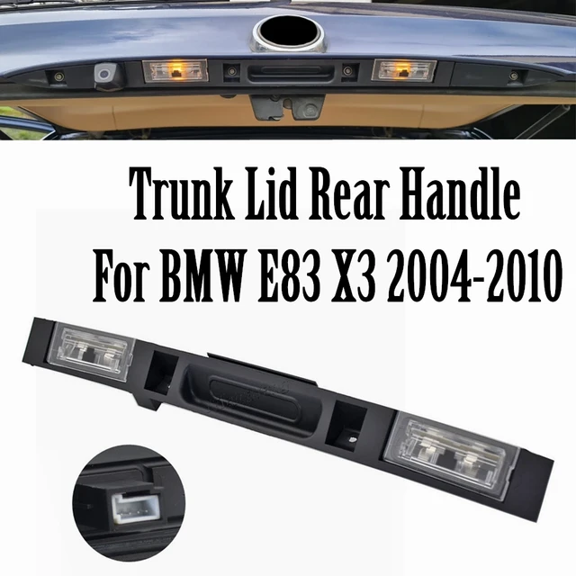 Heckklappengriff für BMW X3/E83 2003–2006 Touring, Kofferraumdeckel,  hinterer Griff mit Schlüsselknopf, OEM