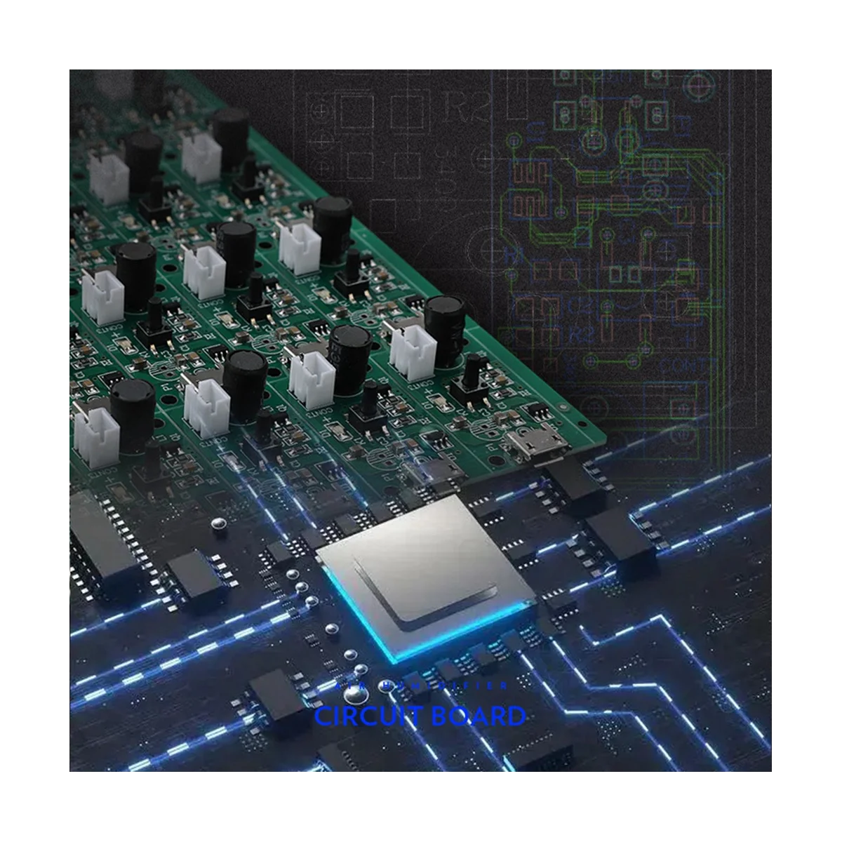 Type-C USB Humidifier Atomization Module Drive Circuit Board Accessories DC5V Mini Humidifier Double Spray Head