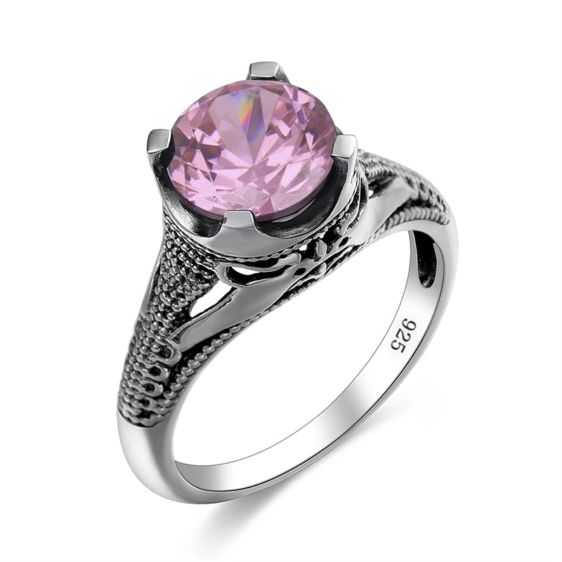 Pink Crystal Ring