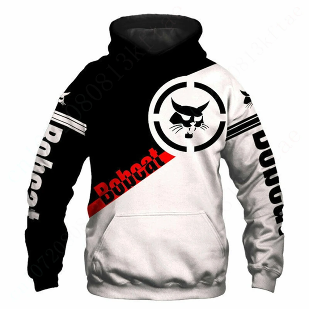Bobcat Hoodies Anime Oversize Zip Hoodie 3D Printing Pullover Unisex Clothing Harajuku Hoodies For Men Women Casual Sweatshirt