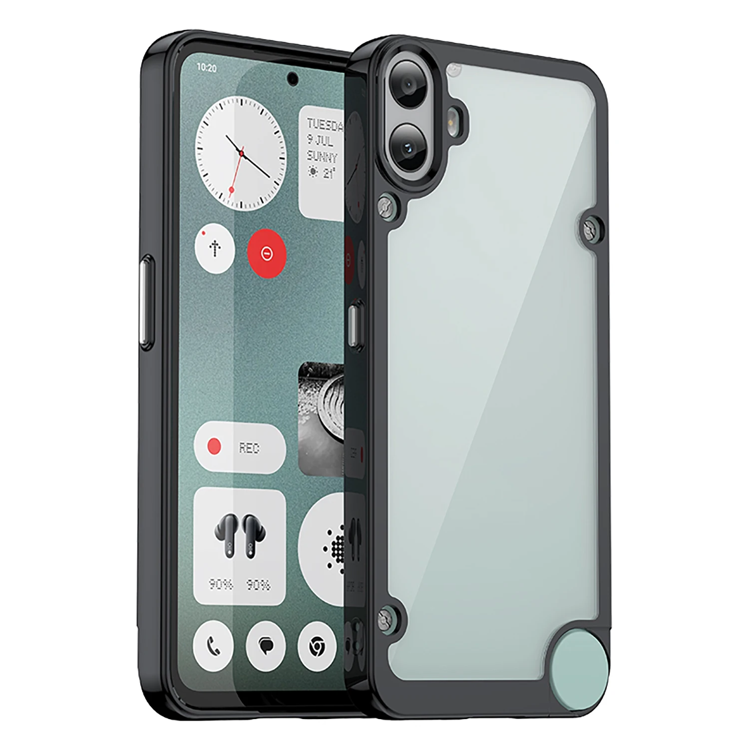 Clear Fashion Shockproof Phone Case with Fall Protection