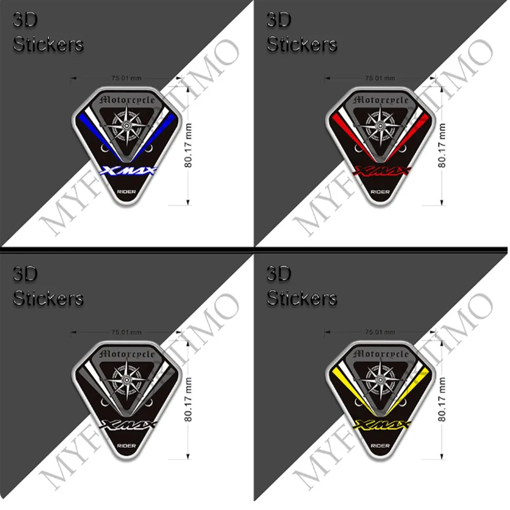 For Yamaha X-max Xmax X Max 125 250 300 400 Motorcycle Scooters Windshield Windscreen Screen Wind Shield Emblem Logo Stickers