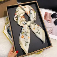 2025 New Fashion 70X70cm Women's Scarf Silk Paisley Print Scarf Square Shawl Decorative Headband Neck Luxury Design Bandana - Image 6
