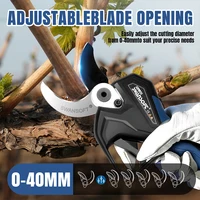 PRU-40 Swansoft Professional Pruning Shears Electric Pruner Branch Cutter, 21V Cordless Pruning Shears with Progressive Cutting 2