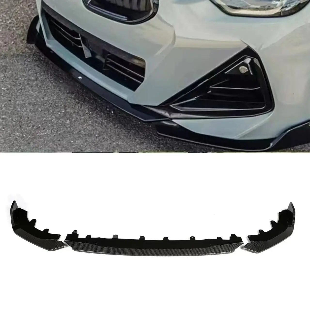 

For 2021-2024 2 Series 2-door G42mp Model With A Glossy Black Front Lips Body Kit