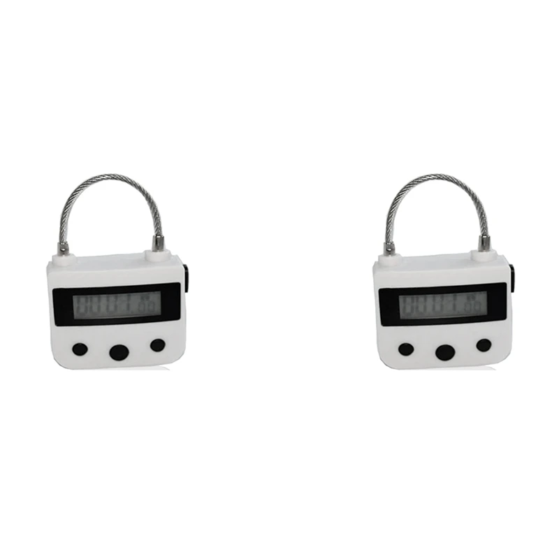 

2 шт., металлический USB-таймер с ЖК-дисплеем
