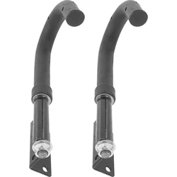 2Pcs Heavy Duty Ladder Roof Hook Extension Ladder Stabilizer Wall Mount Ladder Hangers Roof Edge Extension Ladder Outdoor Ladder