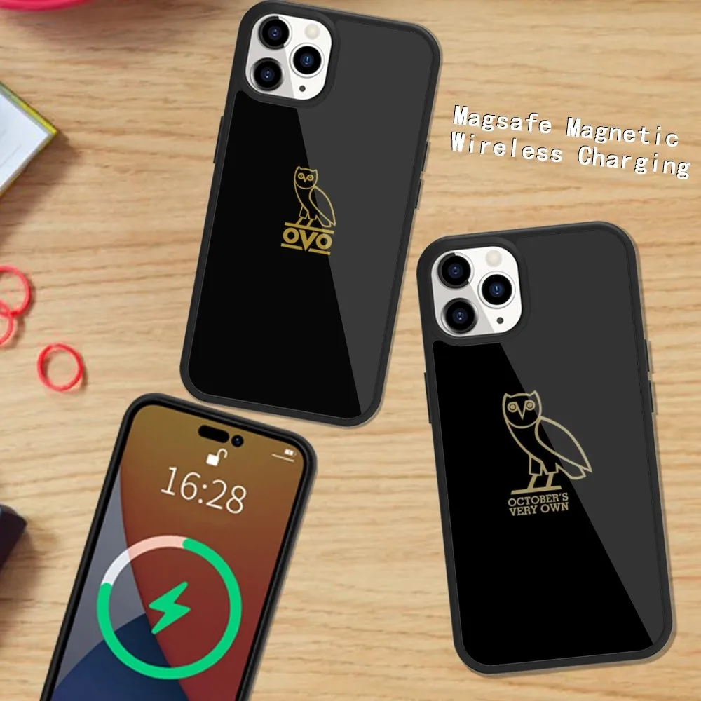 OVO Drake Rapper Phone Case Magsafe Magnetic For iPhone 15 14 13