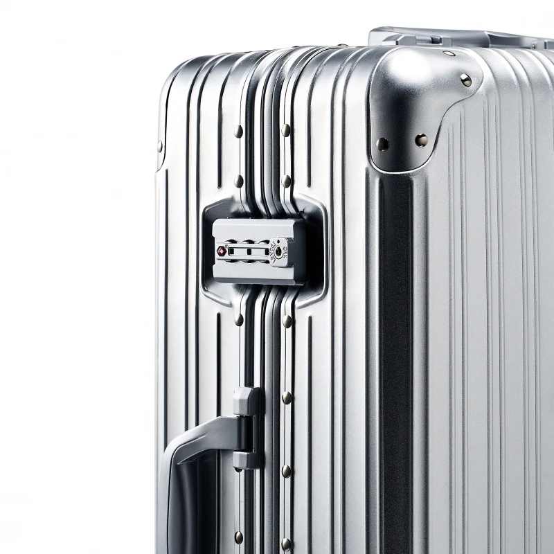 Suitcase 100%Aluminum magnesium Alloy ,Luggage 20/24/26/29 inch , Wheel High-end Travel Bag，Universal wheel trolley box cabin suitcase aluminum magnesium alloy trolley case universal wheel luggage password 20 inch business travel suitcase