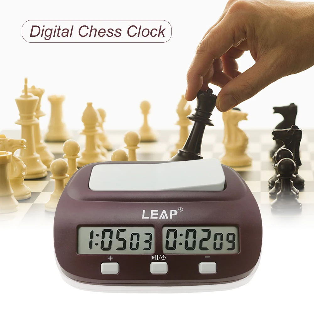 Professional Digital Chess Clock Count Down Chess Timer with Alarm Electronic Board Game Bonus Competition Master Tournament