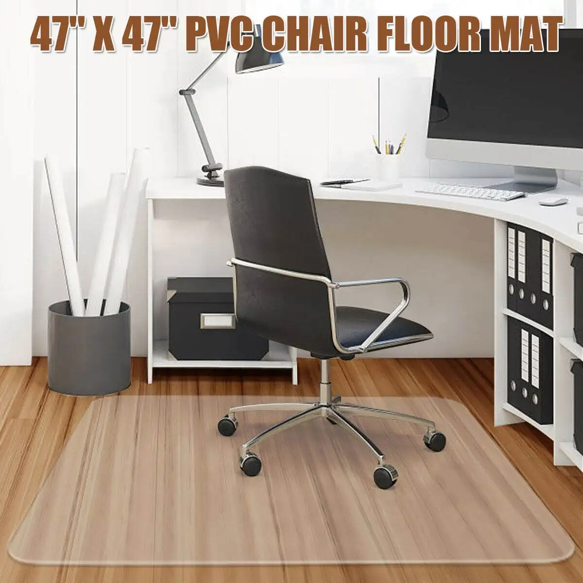 

Floor Mat Rectangular Pvc Carpet Silicone Soft Glass Rug Waterproof Transparent Table Cover for Home Kitchen Dining Room 1.5mm