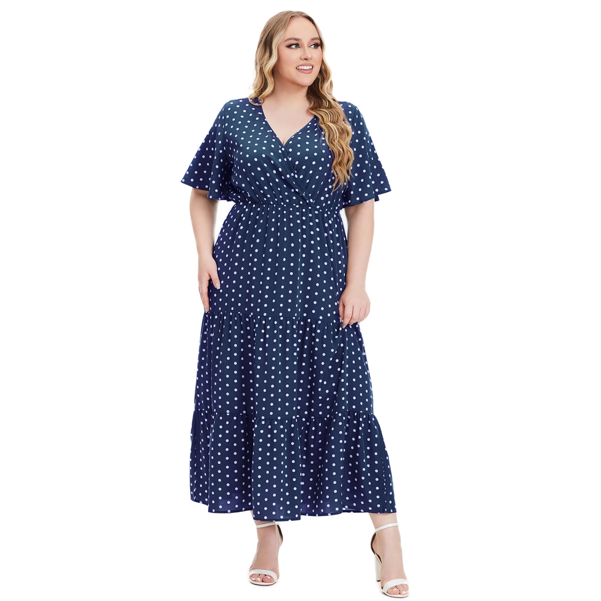 chinese dress ladies Women's Plus Size Summer Maxi Sundress Off Shoulder Floral Print Long  Causal Beach Vacation Flowy Boho Slit Dresses at Amazon Women's Clothing  store main image 0