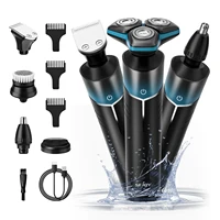 Sejoy KNIGHT Men's Electric Shaver kit Rechargeable Multi-functional Electric Hair Trimmer Razor Nose Trimmer Beard Hair Clipper 1