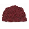 Hand-Knitted Flower Hollow Thin Cap Spring and Summer Lace Breathable Kerchief  Crochet Toe  Cotton Thread Hat Female 5