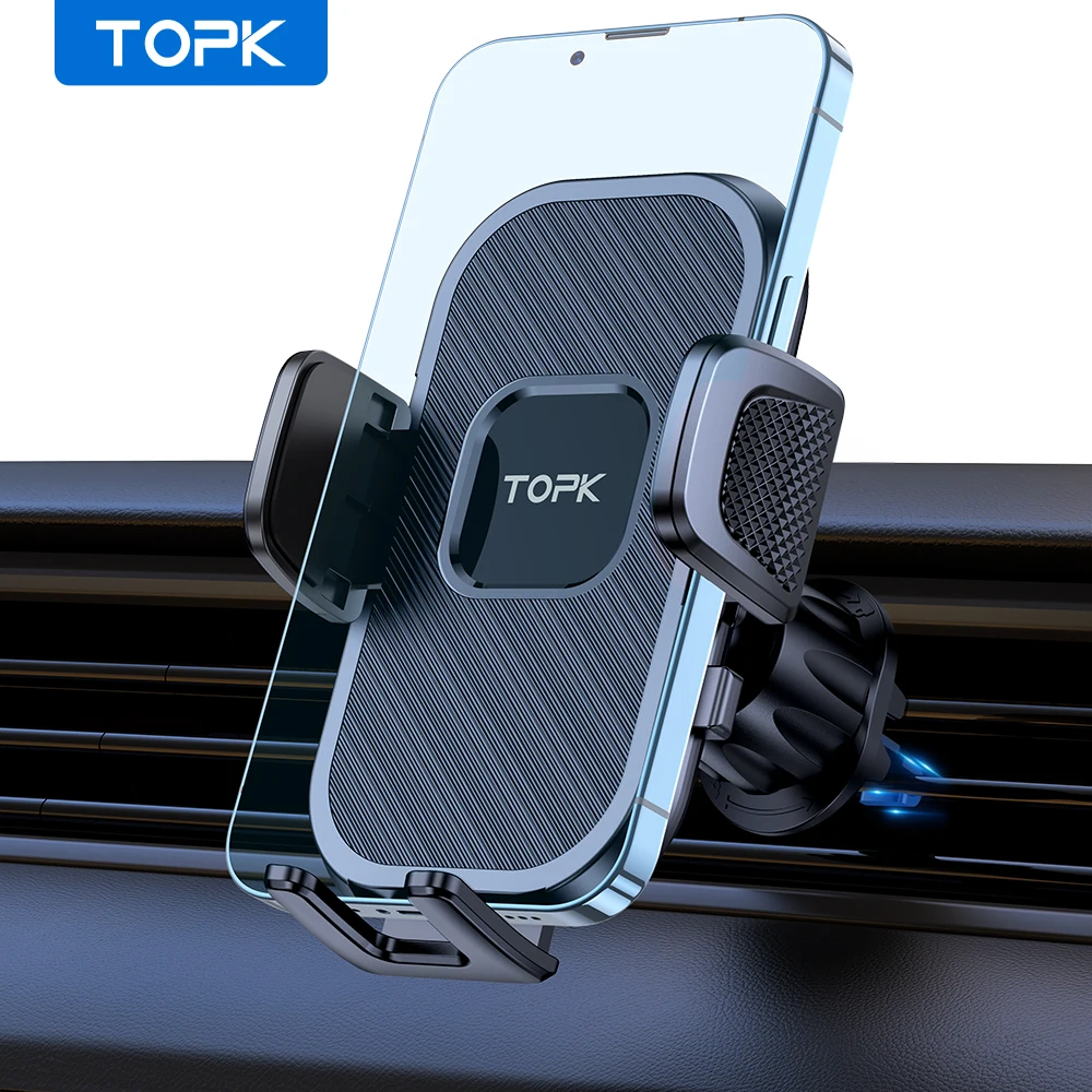 Universal Car Phone Holder with Air Vent and Suction Cup Mount