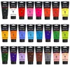 MOTARRO 1Pcs Acrylic Paint in Tube for Art Beginners Hobby Painters on Canvas Rocks Wood Ceramic 24 Colors(75ml 2.5oz) 6