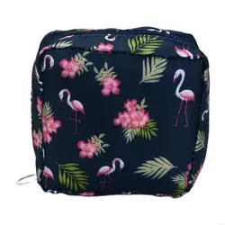Elegant Women's Period Pouch - Stylish and Practical (For Navy flamingo)