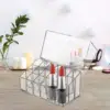 Lipstick Holder 18 Space Clear for Lipstick Storage Display Case Cosmetic Box Lip Gloss with Flip over Lid Make up Organizer 5