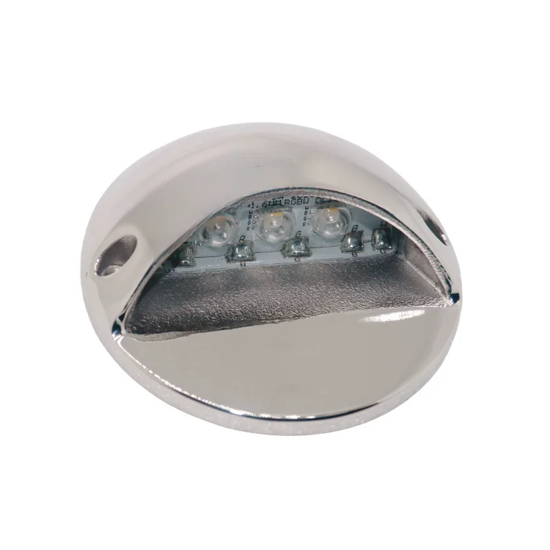 LED Downlight LED Underground Light 9W Half-Moon LED Stair Light Yacht Boat IP68 Waterproof Outdoor Recessed Landscape Pathway Yard Garden Step Floor Lamps Luces