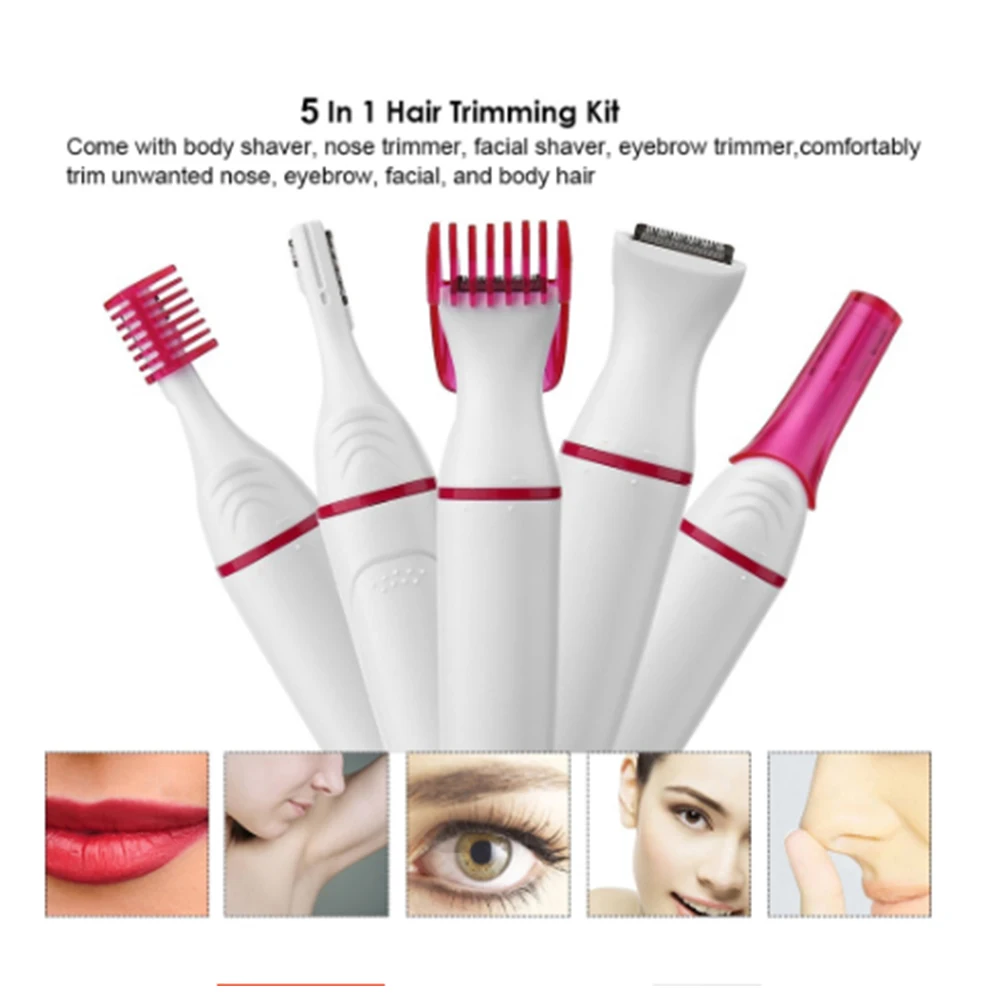 Electric Epilator Women Hair Removal Shaver Mini Trimmer