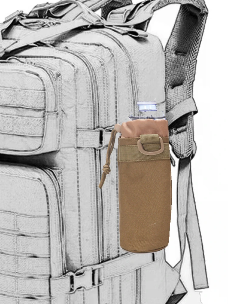 Borsa Tattica Per Bottiglia D'Acqua ACEXIER - Nylon 1000D Per Escursionismo E Campeggio - Foto 8