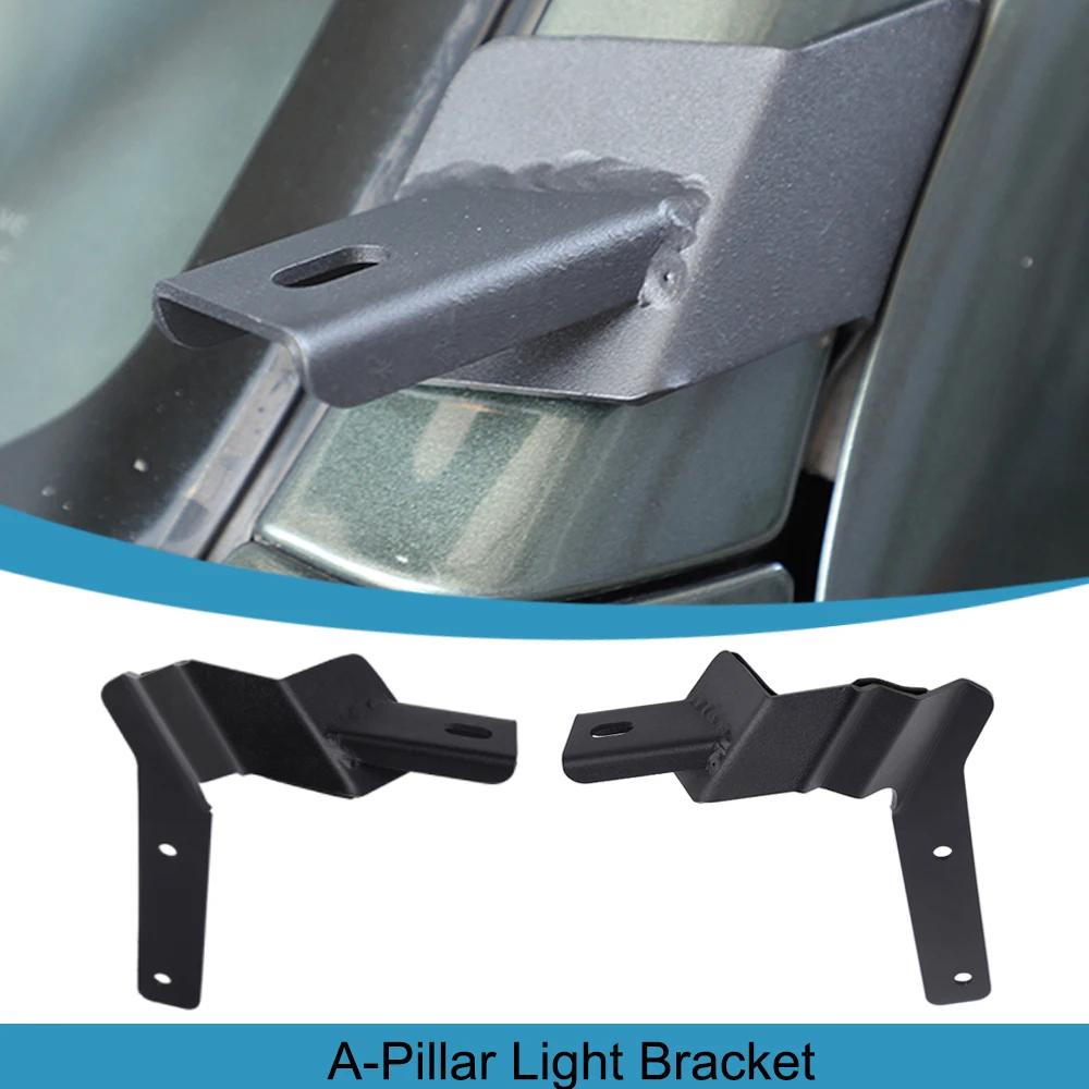 

Car A-Pillar Work LED Lamp Light Holder Mount Bracket Stand for Suzuki Jimny 2007-2013 2014 2015 2016 2017 Exterior Accessories