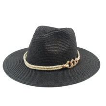  straw women fedora for summer  straw hat female seaside vacation beach hat net red sun hat women straw hat   beach hat 
