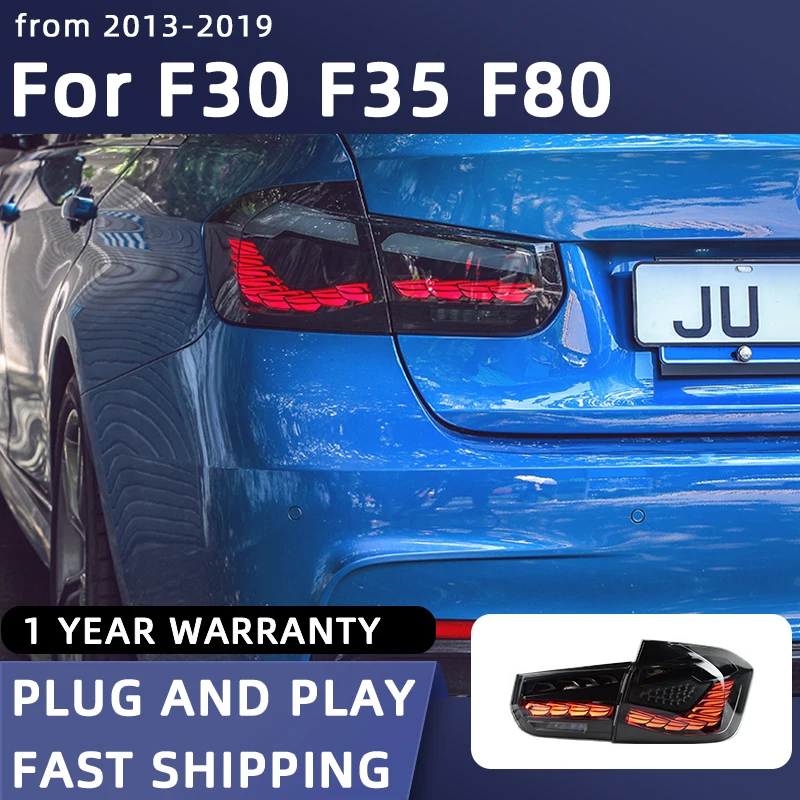 

Задние фонари для стайлинга автомобиля BMW 3 серии F30 F35 318i 320i 330i 340i M4 GTS, задний фонарь для заднего хода 2013-2020 DRL