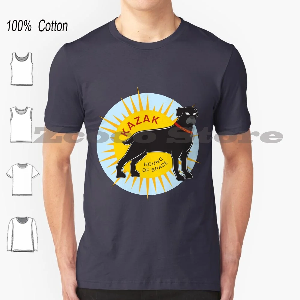 Kazak-Hound Of T-Shirt 100% Cotone Uomo Donna Modello Personalizzato Le Sirene Di Titan Vonnegut Rumfoord Kazak Infundibulum