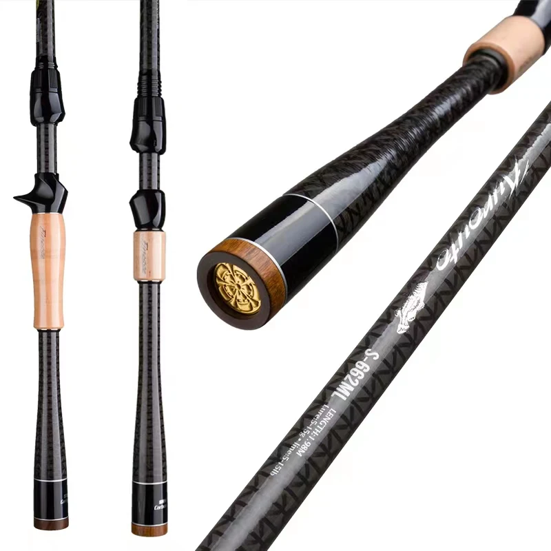 Mavllos KURATE Snapper Fishing Rod with Bait 5-15g/8-16g 40T Carbon  Professional Level Fuji-A Guides Bass Spinning Casting Rod