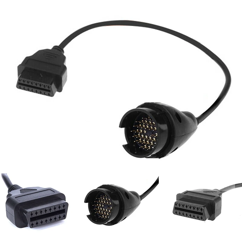 38Pin Male to 16Pin Female OBD2 OBDII Diagnostic Cable Adapter Connector for Mercedes Benz Automotive Diagnostic Tools Wire