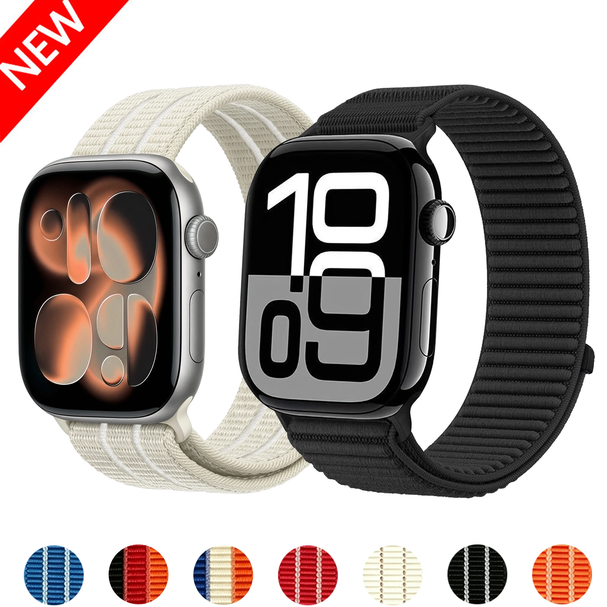 Sport Nylon Loop Strap for Smartwatch – Adjustable and Comfortable Bracelet