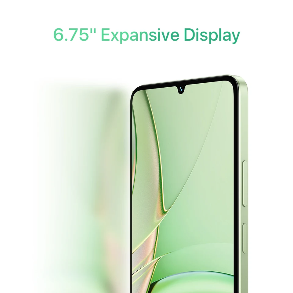 UMIDIGI-G9TインチAndroid14スマートフォン,6.75インチ,8GB, 4GB RAM